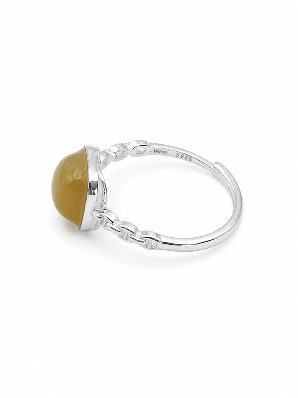 Jade Ring (S925) R107 - Picture 3 of 3